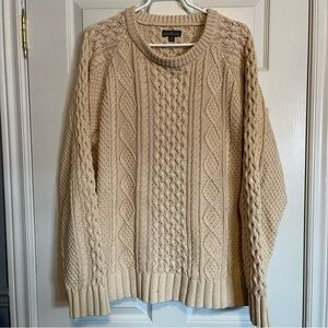 LL Bean Fisherman Knit Sweater